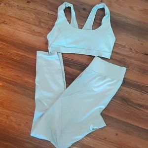 Sage Sports Bra and Legging Set